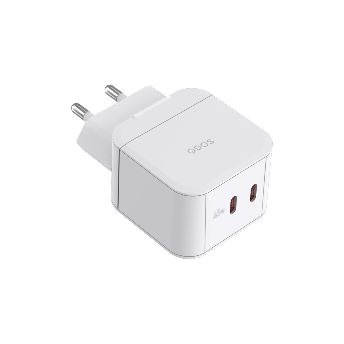 PowerCube TRIO 45W Power Adapter - White