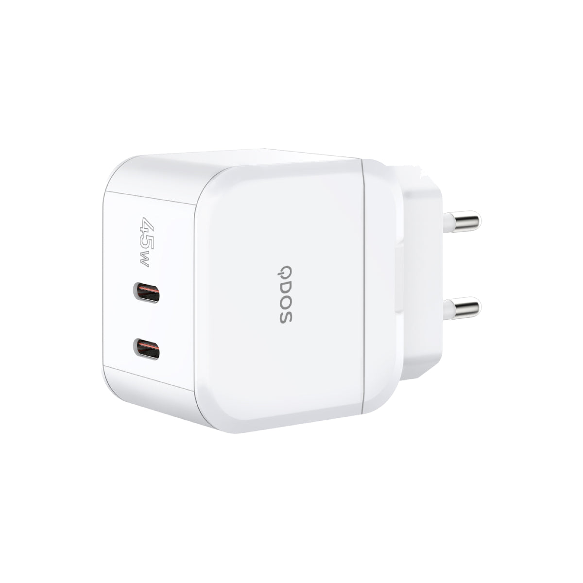PowerCube TRIO 45W Power Adapter - White