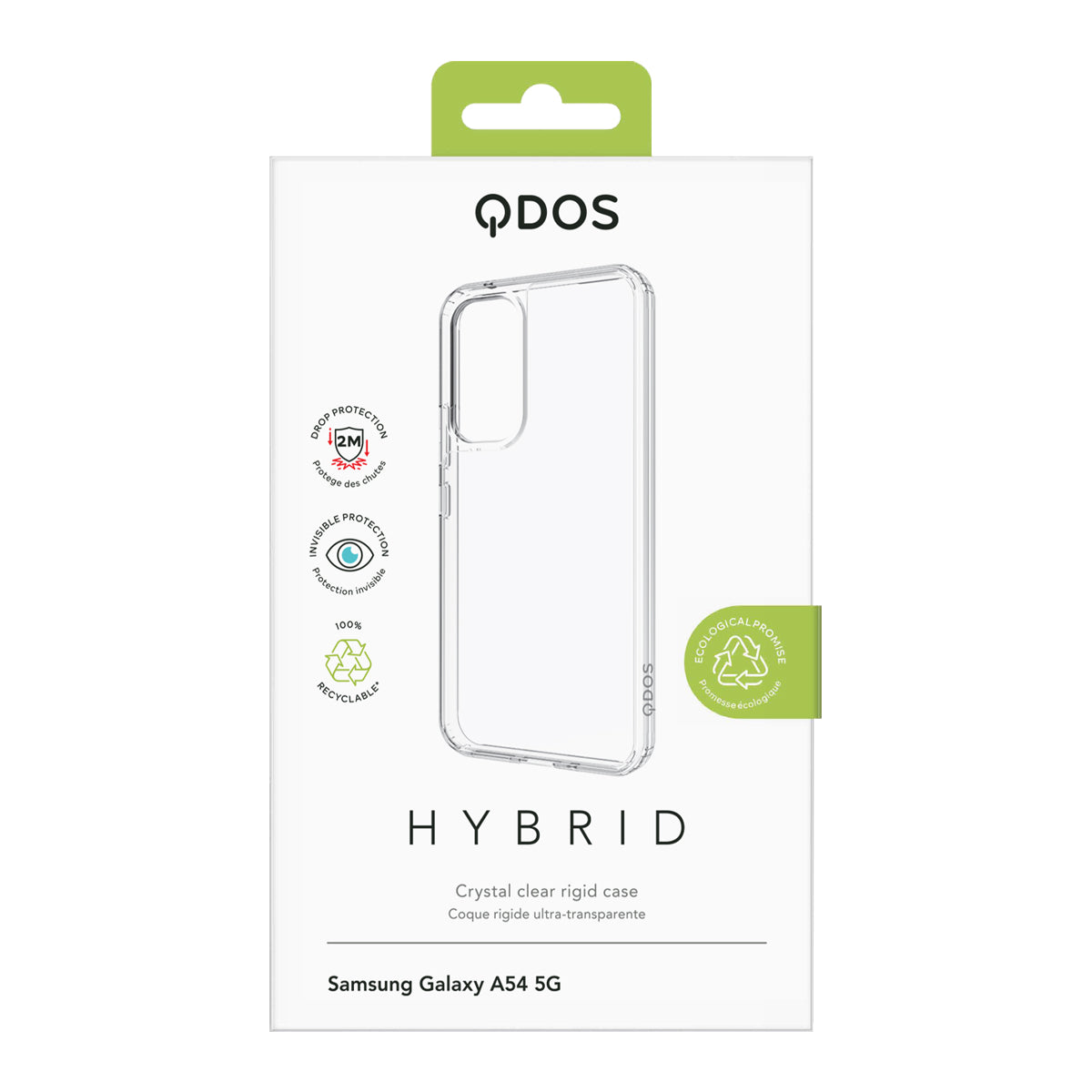 Hybrid - Samsung Galaxy A54 5G Case - Clear