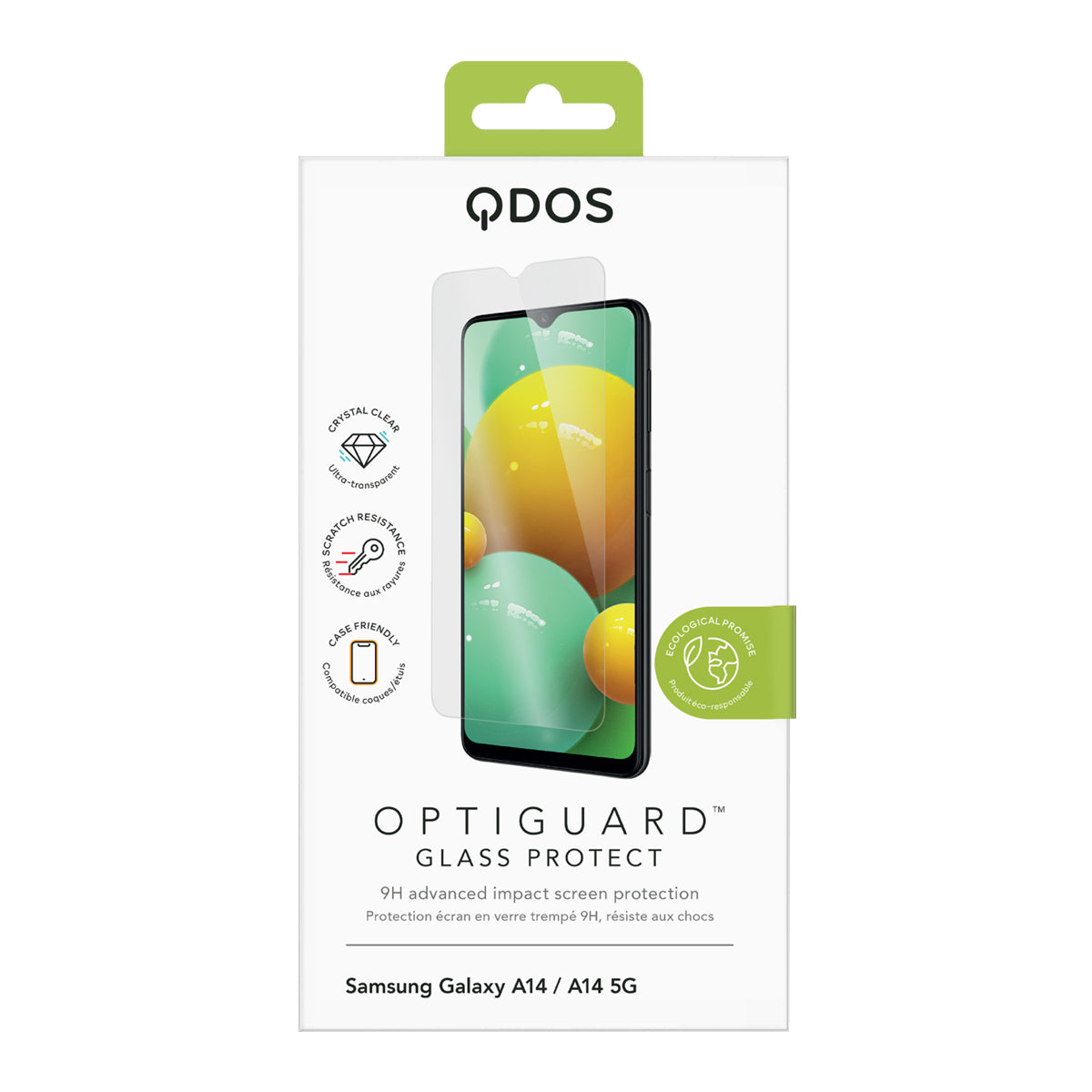 OptiGuard Glass Protect - Samsung Galaxy A14 | Galaxy A14 5G Screen Protector - Clear