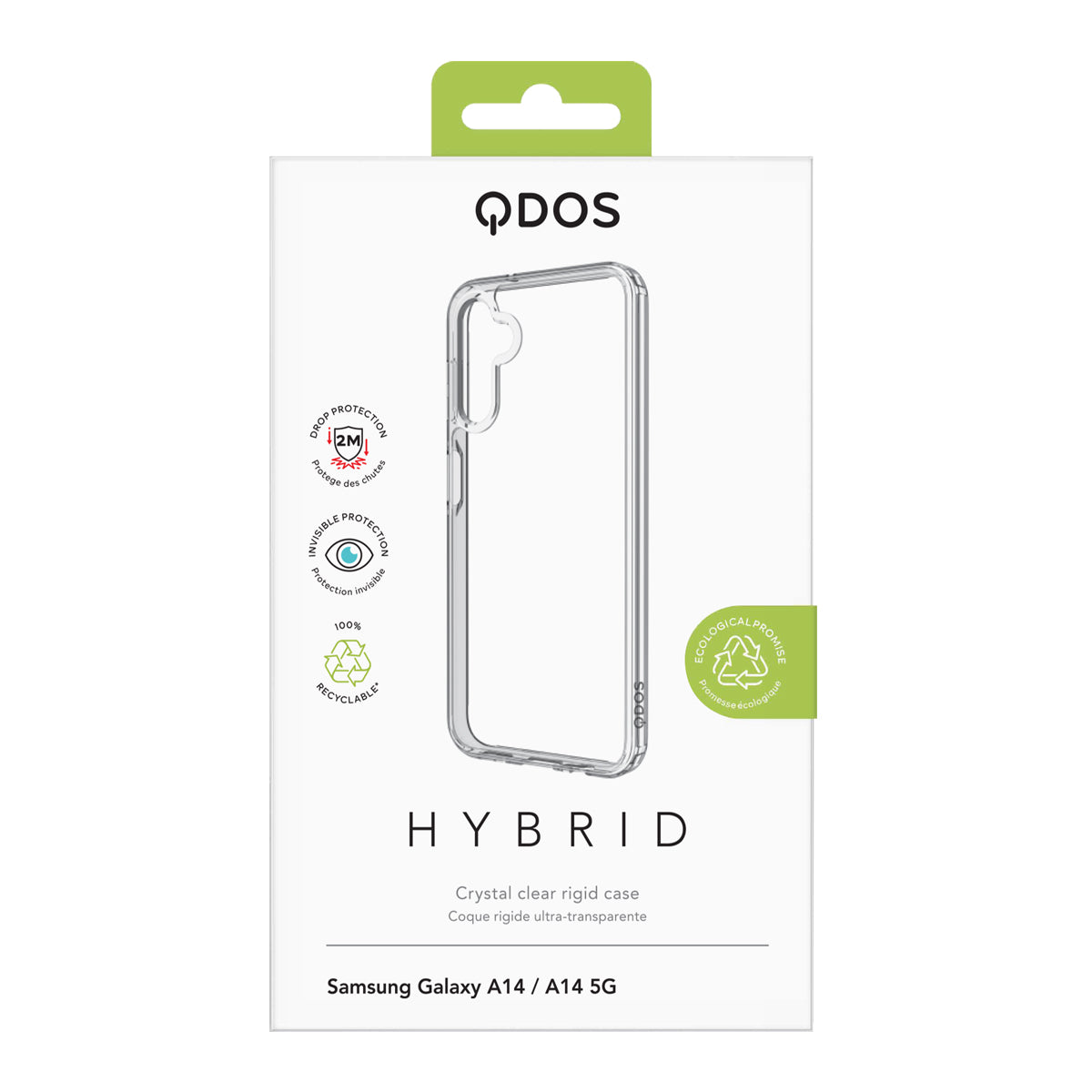 Hybrid - Samsung Galaxy A14 | Galaxy A14 5G Case - Clear