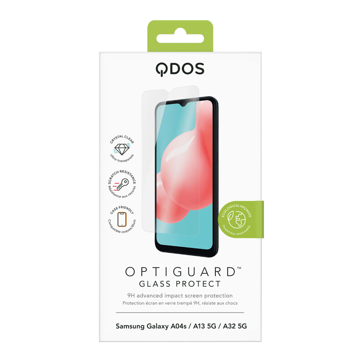 OptiGuard Glass Protect - Samsung Galaxy A32 5G | Galaxy A13 5G | Galaxy A04s Screen Protector - Clear