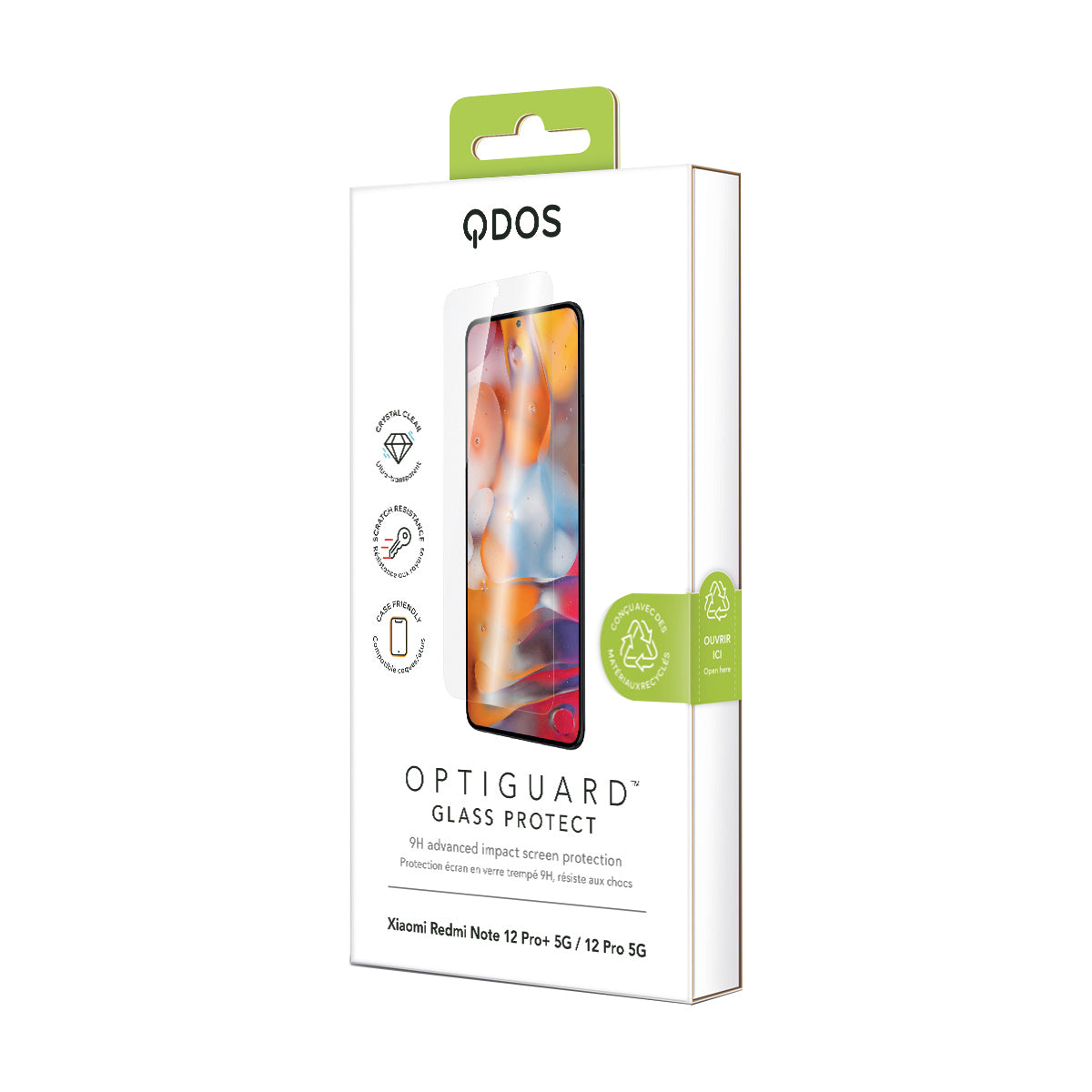 OptiGuard Glass Protect - Xiaomi Redmi Note 12 Pro 5G | Redmi Note 12 Pro+ 5G Screen Protector - Clear