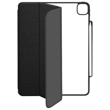 MUSE - Apple iPad Air 13-inch (M3/M2) / iPad Pro 12.9-inch (4th/3rd/2nd/1st gen) Folio Case - Clear / Grey
