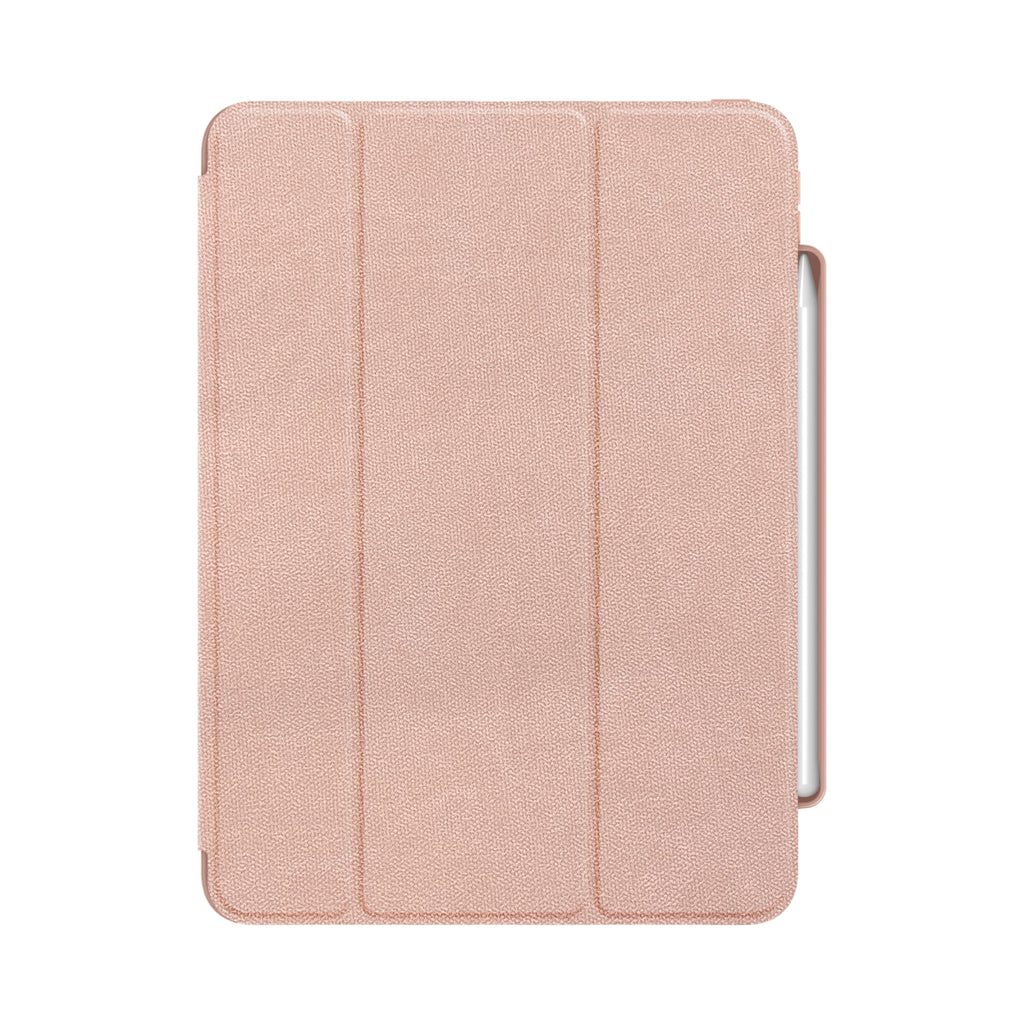 MUSE - Apple iPad Air 11-inch (M4/M3/M2) | iPad Air (5th/4th gen) | iPad Pro 11-inch (4th/3rd/2nd/1st gen) Folio Case - Clear / Pink