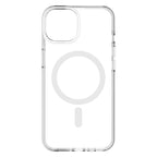 Hybrid Force + Snap - Apple iPhone 14, iPhone 13 Case MagSafe Compatible - Clear, Rear View Transparent Back Without Phone