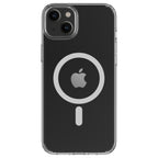 Hybrid Force + Snap - Apple iPhone 14 Plus Case MagSafe Compatible - Clear, Rear View Transparent Back with Phone