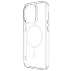 Hybrid Force + Snap - Apple iPhone 14 Pro Case MagSafe Compatible - Clear, Angled Rear View Transparent Back Without Phone