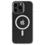 Hybrid Force + Snap - Apple iPhone 14 Pro Max Case MagSafe Compatible - Clear, Rear View Transparent Back with Phone