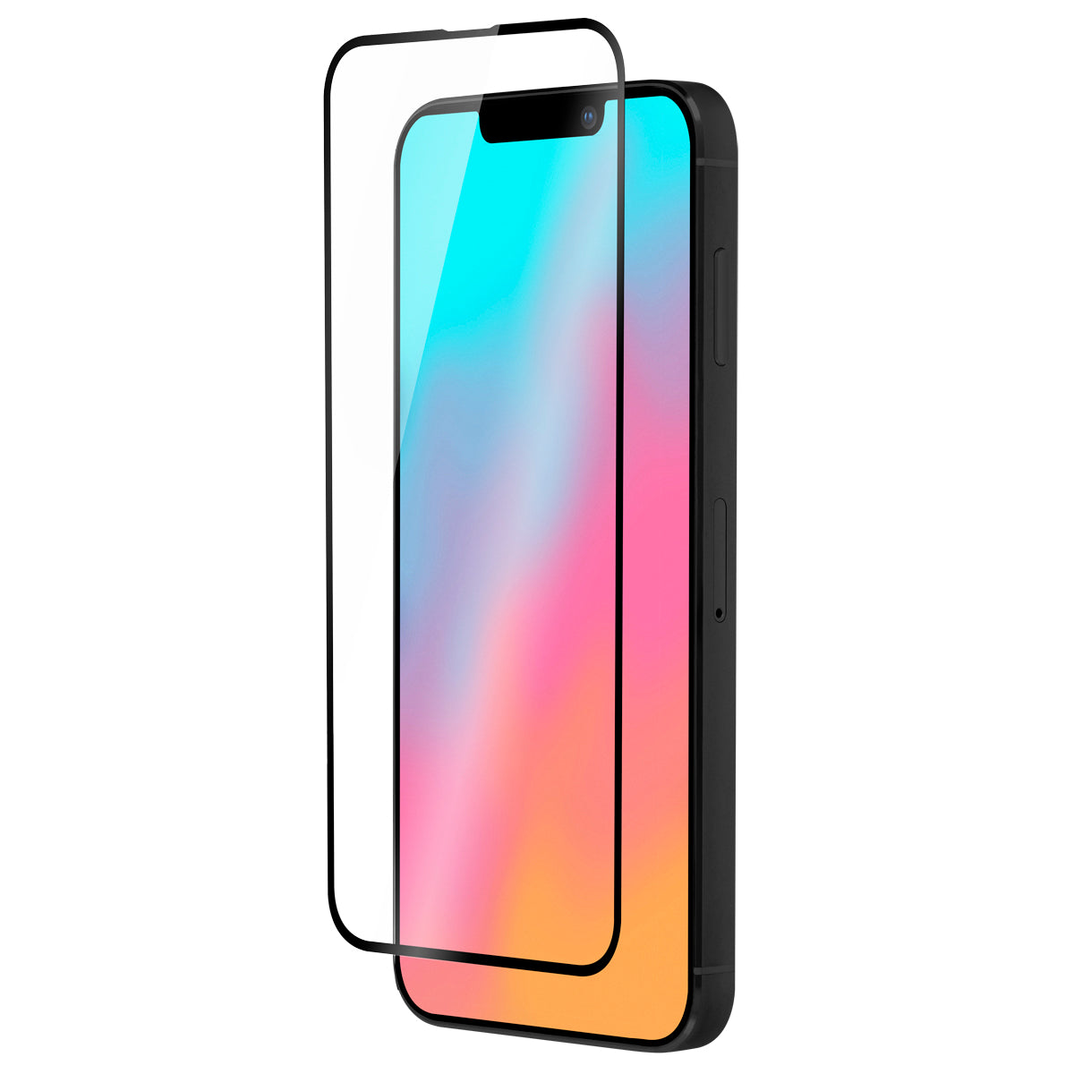 OptiGuard Glass Protect Plus - Phone 14 | iPhone 13 | iPhone 13 Pro Screen Protector - Clear / Black Frame