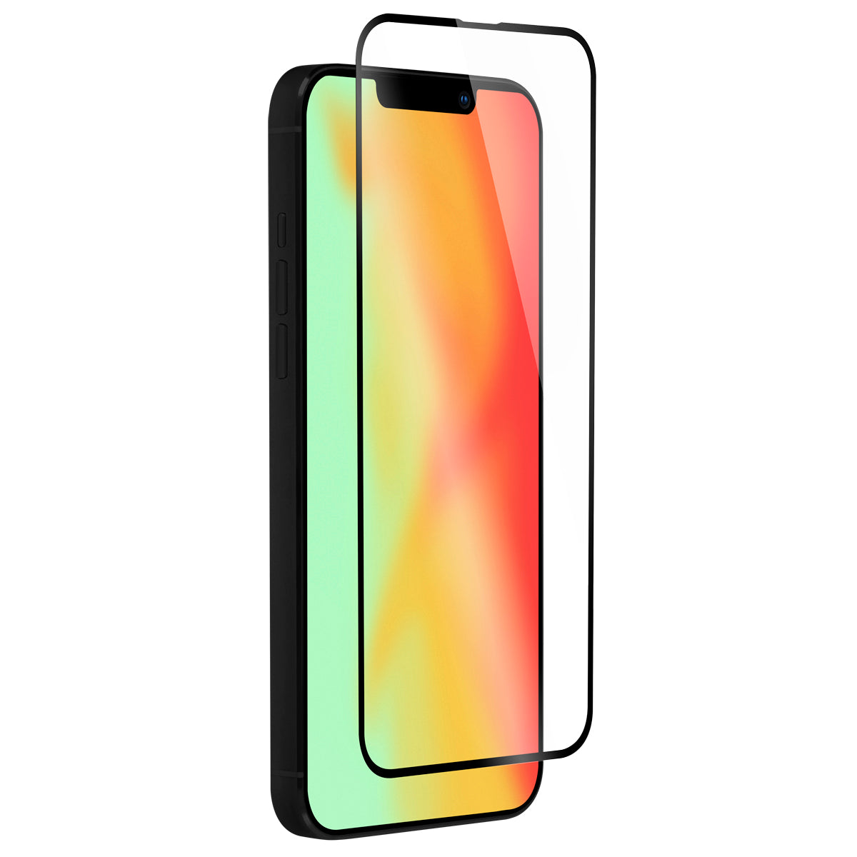 OptiGuard Glass Protect Plus - iPhone 14 Plus Screen Protector - Clear / Black Frame