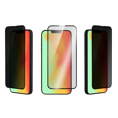 OptiGuard Glass Privacy - iPhone 14 Plus Privacy Screen Protector - Privacy Black