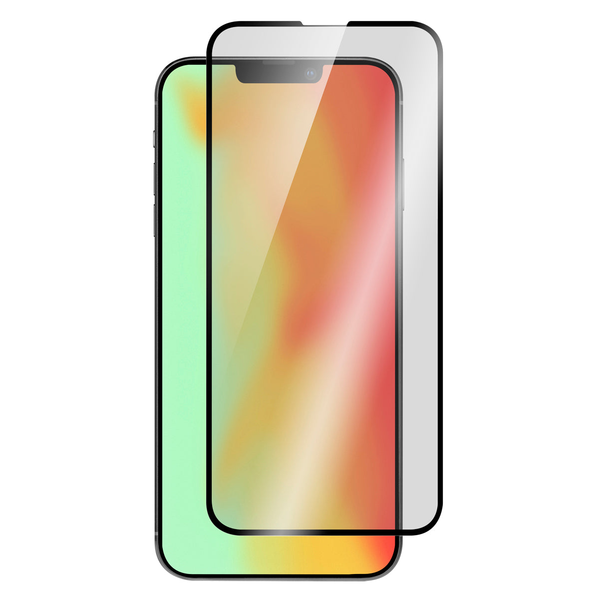 OptiGuard Glass Privacy - iPhone 14 Plus Privacy Screen Protector - Privacy Black